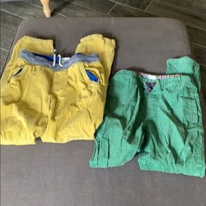 Mini Biden boys corduroy pants size 12y. 2 pair